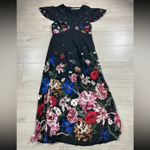 Urban Outfitters Kimchi Blue Floral Print Midi Dress - Picture 5 of 16